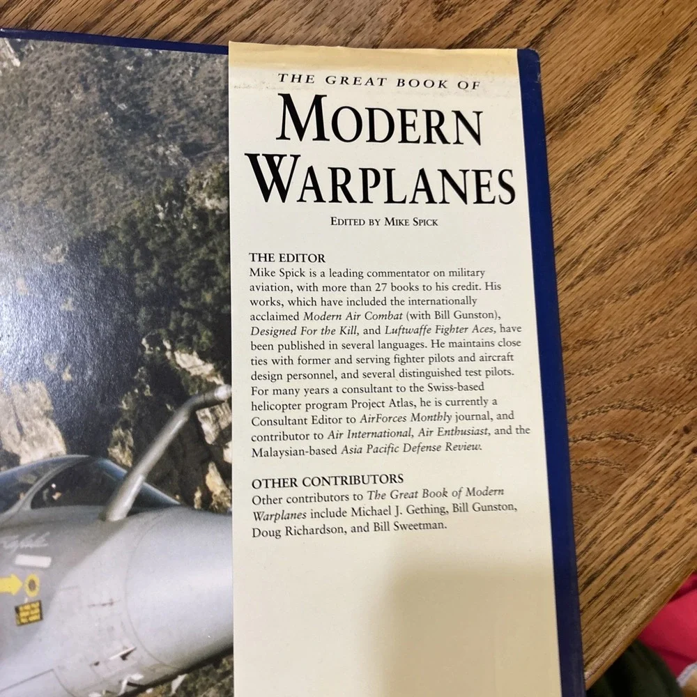 Great Book of Modern Warplanes by Spick, Mike‎ Hardback Book